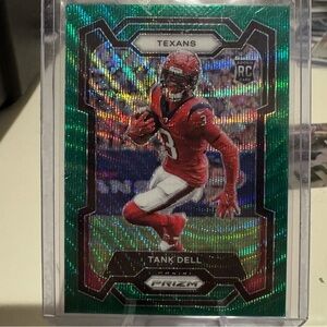 🔥 2023 Tank Dell Panini Green Wave Prizm Holo